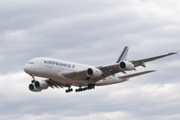 エールフランス航空 エアバスA380 航空フォト(飛行機 写真・画像