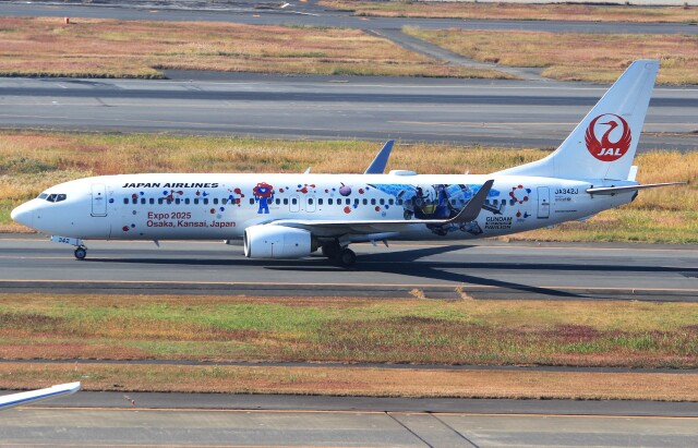 JALガンダムJET」特別塗装機 日本航空 (737-800 | JA342J) ガイド