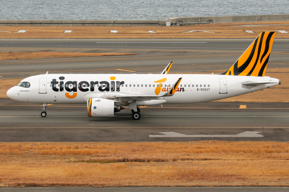 タイガーエア台湾 Airbus A320neo B-50027 中部国際空港 航空フォト