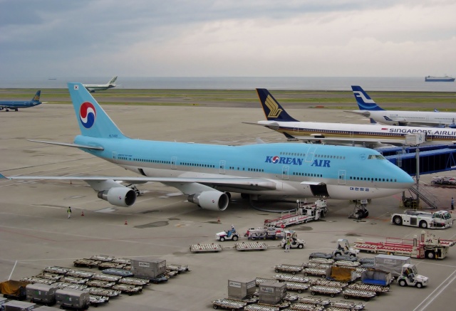 大韓航空 Aviationtag B747-400 裏コンビ色 大韓航空 Aviationtag B747