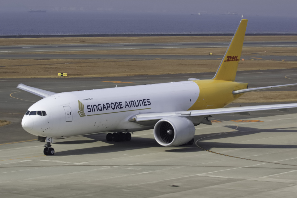 シンガポール航空 Boeing 777-200 9V-DHD 中部国際空港 航空フォト