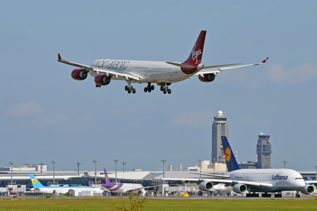 ヴァージン・アトランティック航空 エアバスA340 航空フォト(飛行機