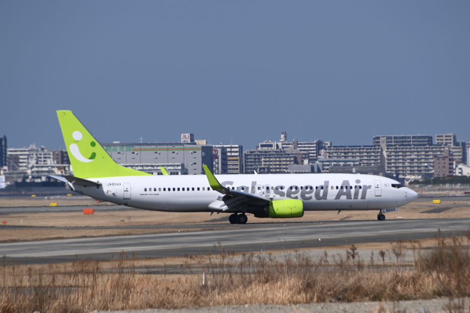 ソラシド エア Boeing 737-800 JA804X 福岡空港 航空フォト | by