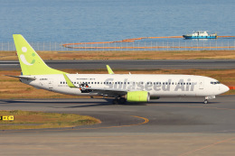 みんなで頑張るばい！くまモン号」特別塗装機 ソラシド エア (737-800