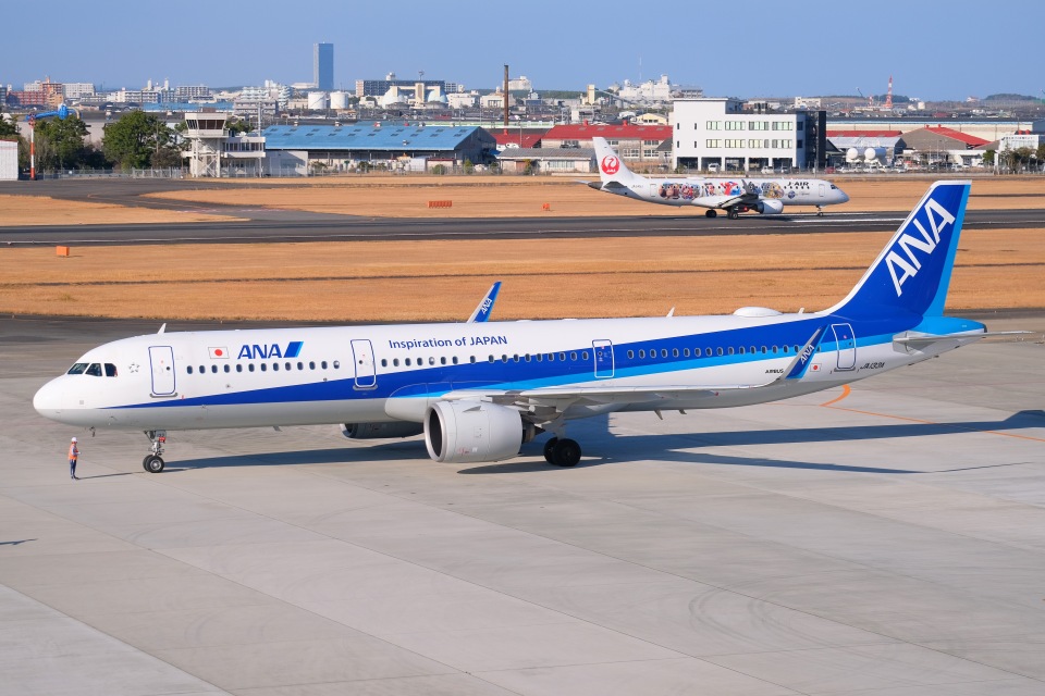 全日空 Airbus A321neo JA133A 宮崎空港 航空フォト | by Ritla*さん