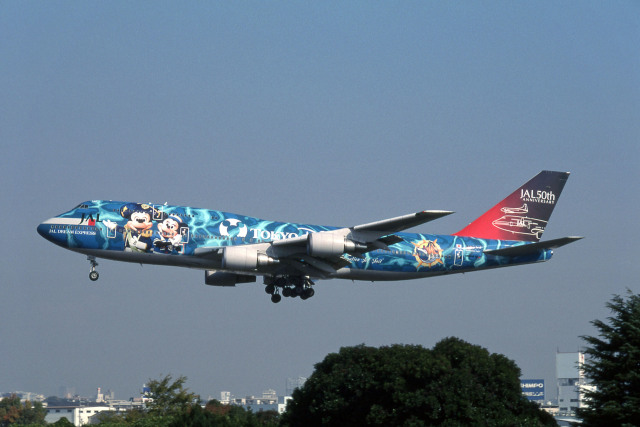 JALドリームエクスプレス21 Tokyo DisneySEA号 (国内線)」特別塗装機