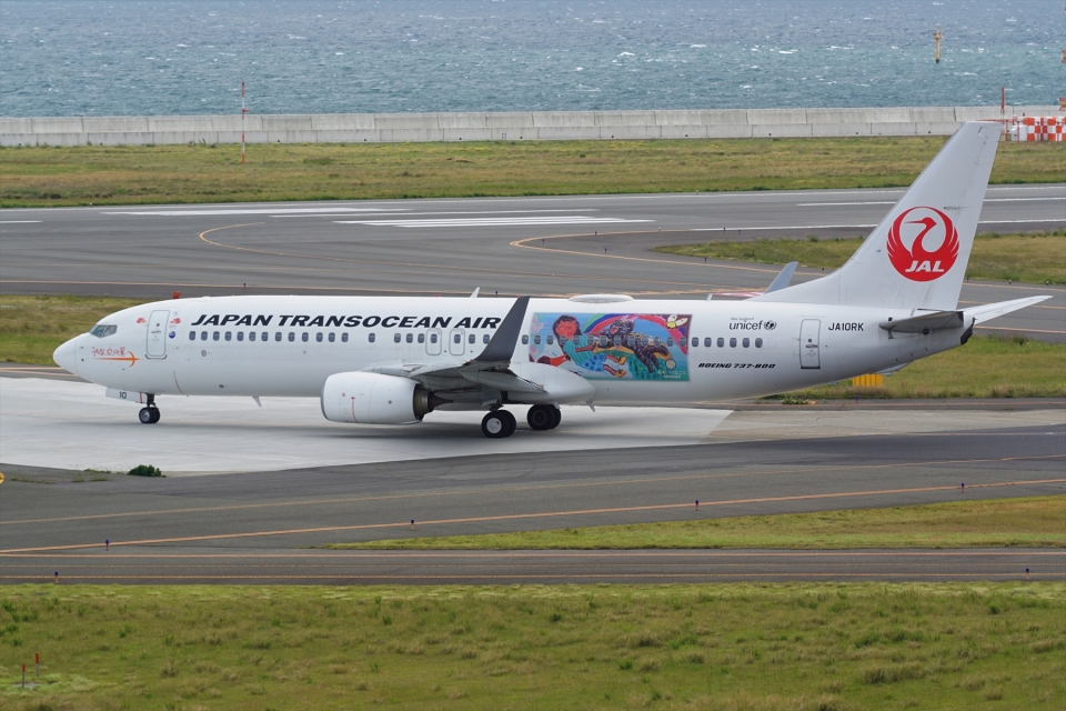 日本トランスオーシャン航空 Boeing 737-800 JA10RK 関西国際空港 航空