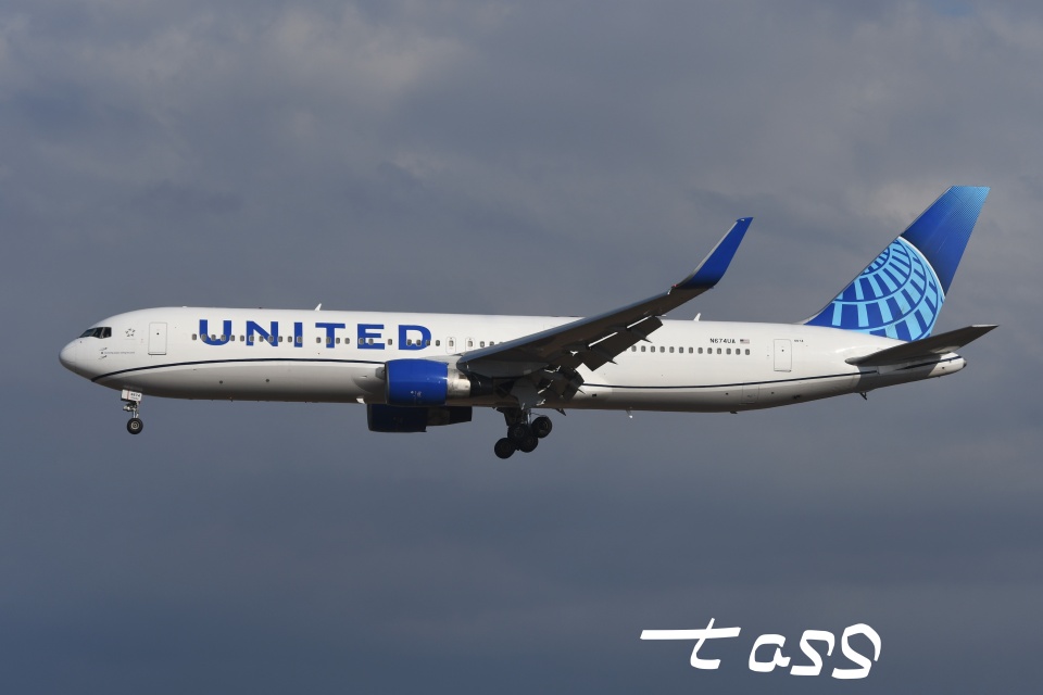 UA B767-200-N602UA ユナイテッド航空 Airlinertags UA B767-200