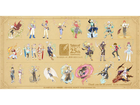 テイルズ オブ シリーズ 歴代人気キャラ 19人オリジナルステッカー