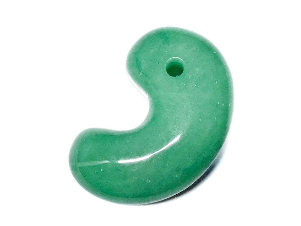 勾玉・アベンチュリン（グリーンクォーツァイト） – 天然石の店 ふうちゃん