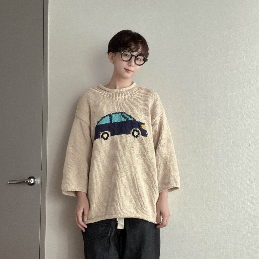 1枚で主役級！可愛すぎるMacMahon Knitting millsのニット。【FUDGENA