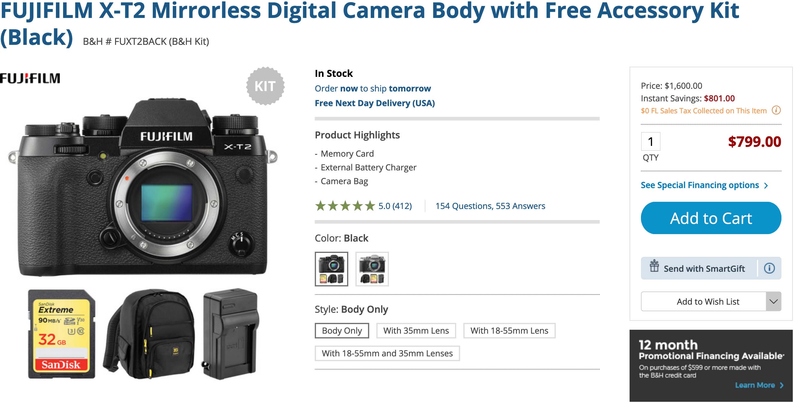 Fujifilm X-T2 Now Back Down to $799 - Fuji Addict