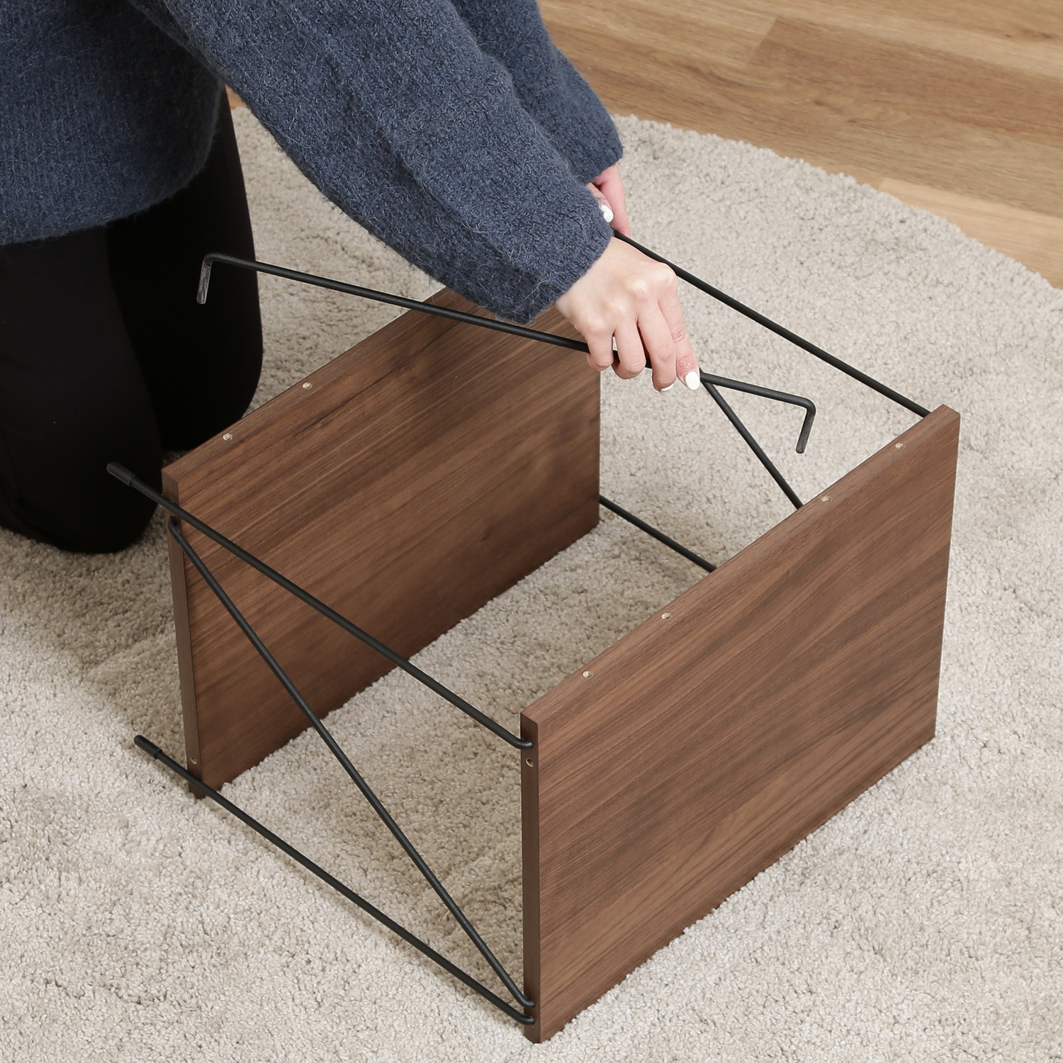 C/D:77538] EZBOワイヤーラック2段 40幅 MBR ｜ ORDERING