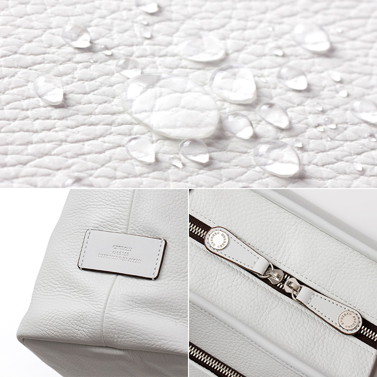 CREEZAN】JETTER ホワイトレザー ソフトトート | 藤巻百貨店