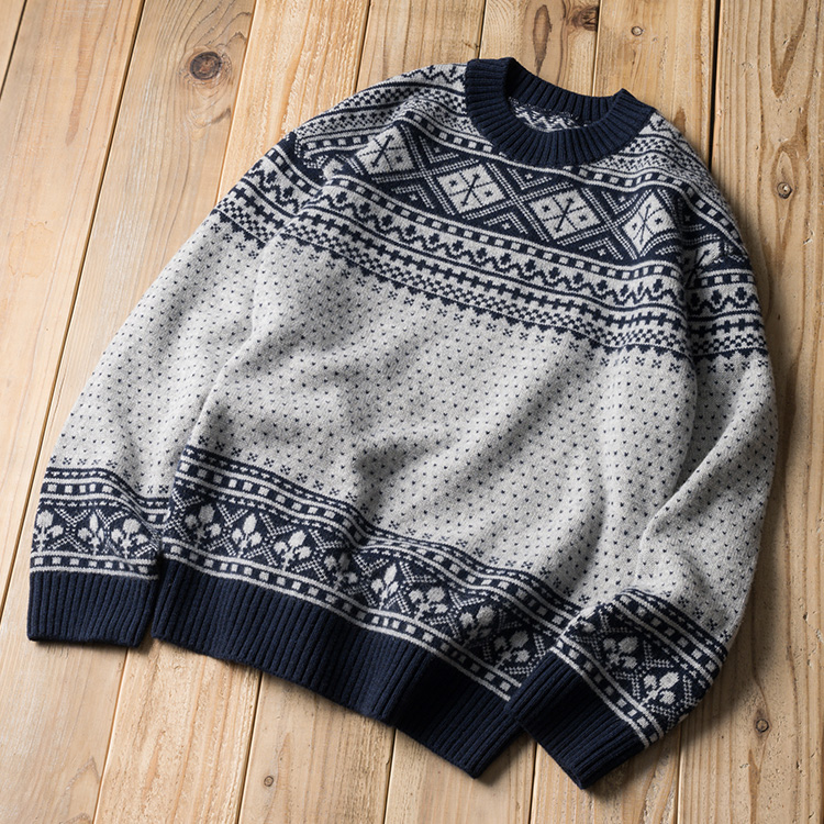 el alto】カシミヤ100%フェアアイルセーター | 藤巻百貨店