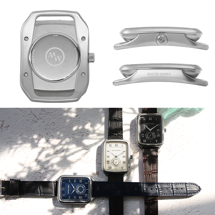 MASTER WORKS】Quadrangle スクエア腕時計 | 藤巻百貨店