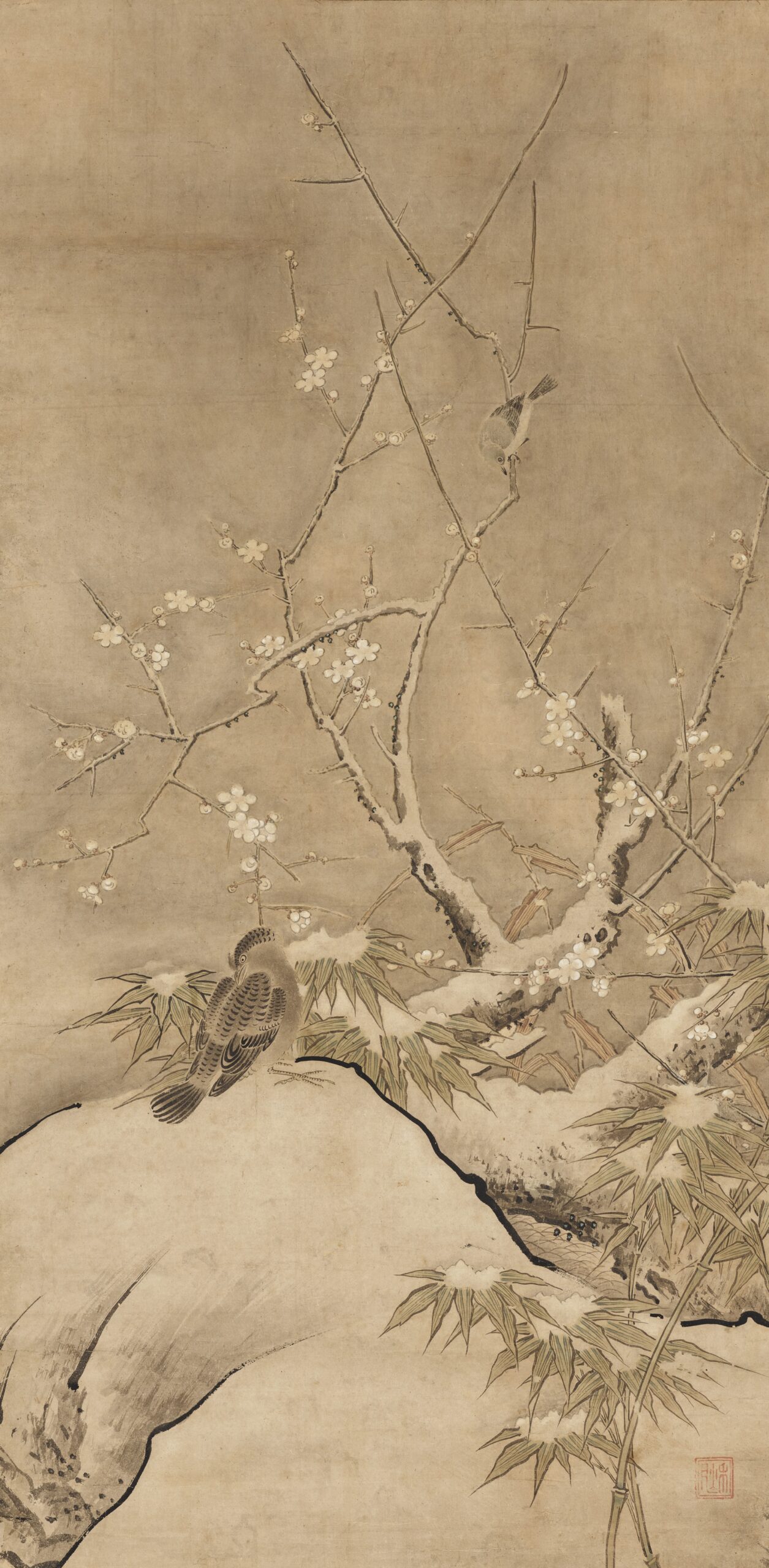 雪中梅花小禽図 | 藤田美術館 | FUJITA MUSEUM藤田美術館 | FUJITA MUSEUM