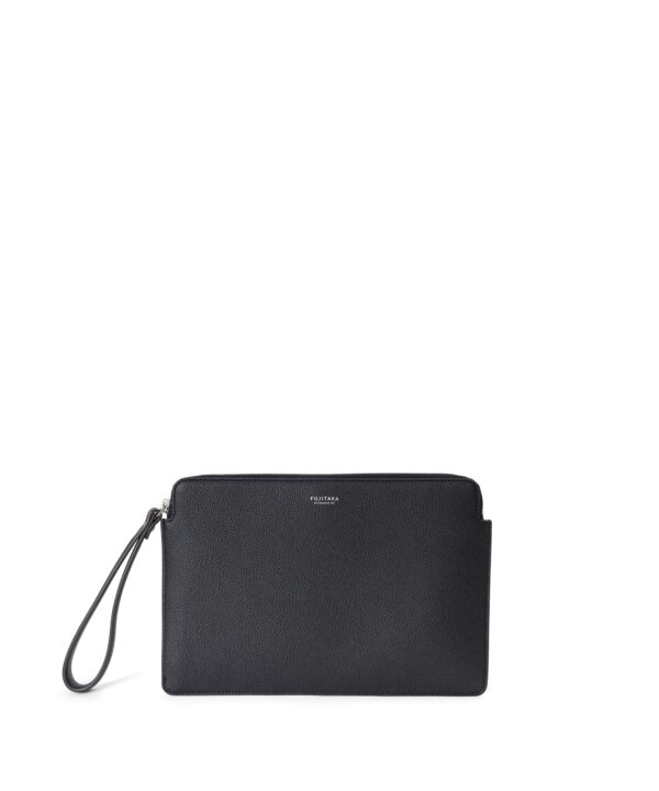 Leather clutch bag B5 / FUJITAKA official / genuine leather