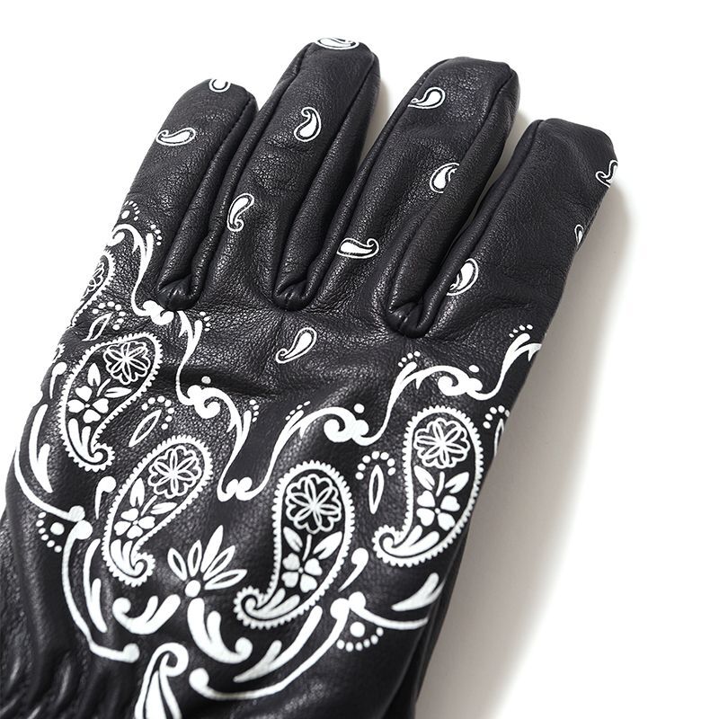 CHALLENGER [チャレンジャー] BANDANA LEATHER GLOVE バンダナレザー