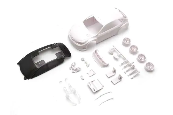 京商 ポルシェ 934 RSR ホワイトボディセット 未塗装/ホイール付