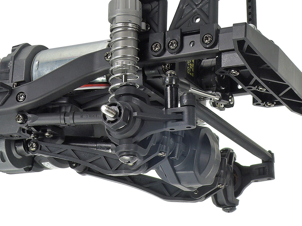 タミヤ 1/10RC メルセデス・ベンツ ウニモグ 406塗装済みブルーグレイ