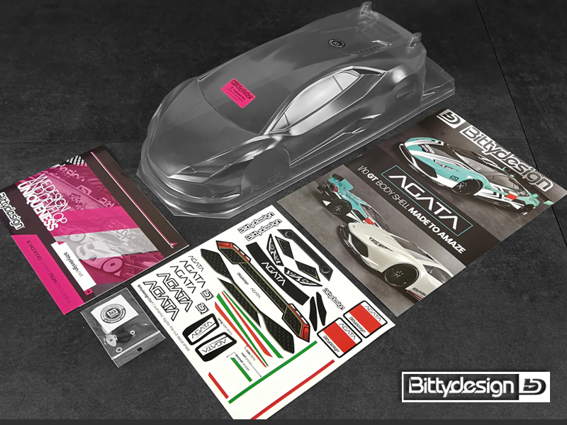 Bittydesign AGATA 1/10 GT 190mm body BDGT-190AGT | 福山ラジコン