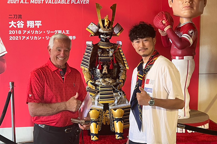 大谷翔平の兜で大反響…嬉しい悲鳴「年内まで埋まっています」 寄贈した