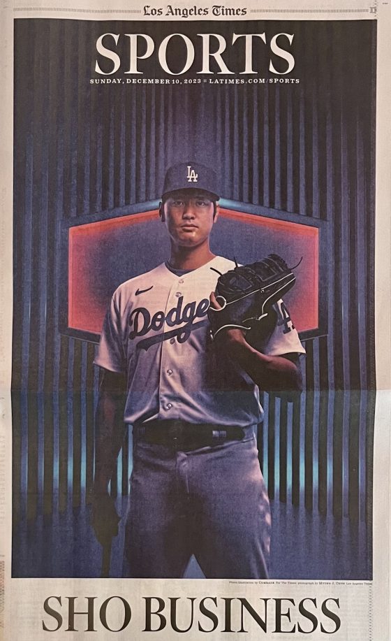 大谷翔平、LA地元紙をジャック「本当にでかい契約だ」 古巣・エ軍の