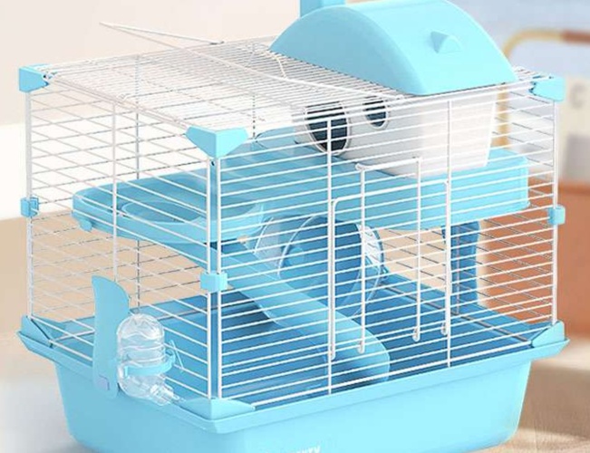 ハムスターケージ 快適二階建てハムスター網ケージ 網|ハムスター
