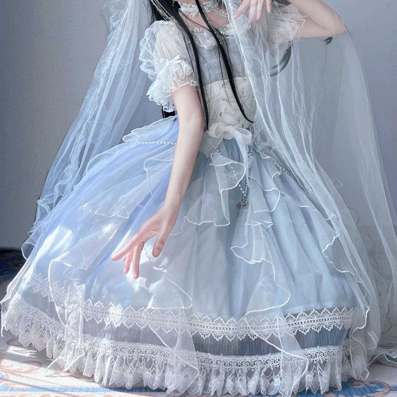 ロリータファッション 【甘ロリータ】 天使のような優雅なロリータ