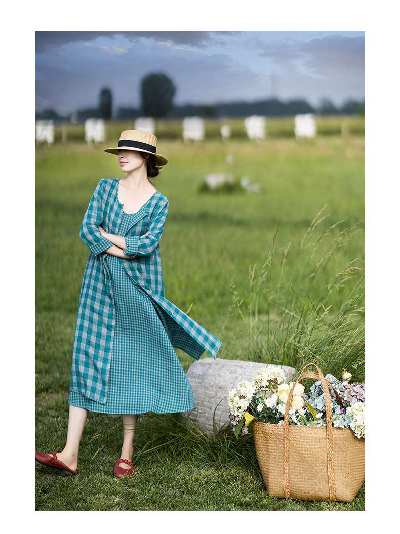 幾何学模様プリントチュニックワンピース ワンピース|チュニック専門