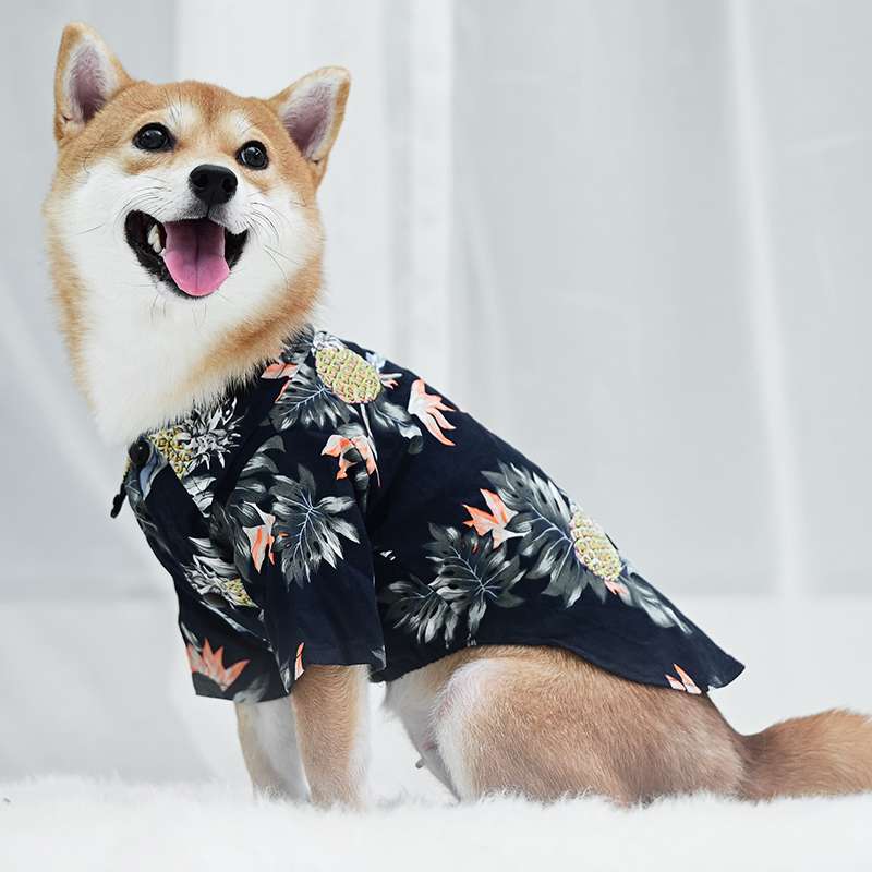 犬服 アロハ柄シャツ 中型犬用夏服 中型犬|犬服専門通販 Perry-dog