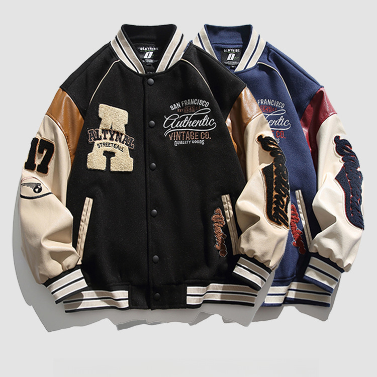 アメカジ 本格派カレッジ刺繍入りスタジャン アウター|アメカジ専門