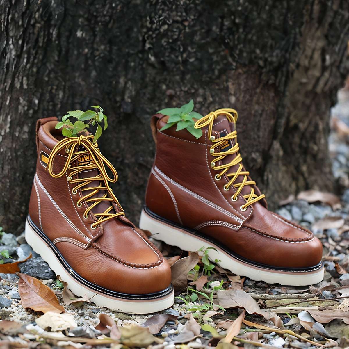 アメカジ ワークブーツ風本革レースアップブーツ スニーカー|アメカジ