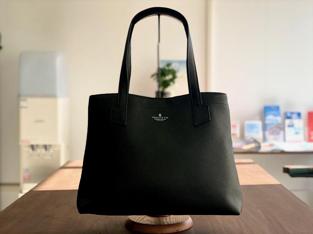 革職人が作った 本革トートバッグ M シュリンクブラック | JTBの