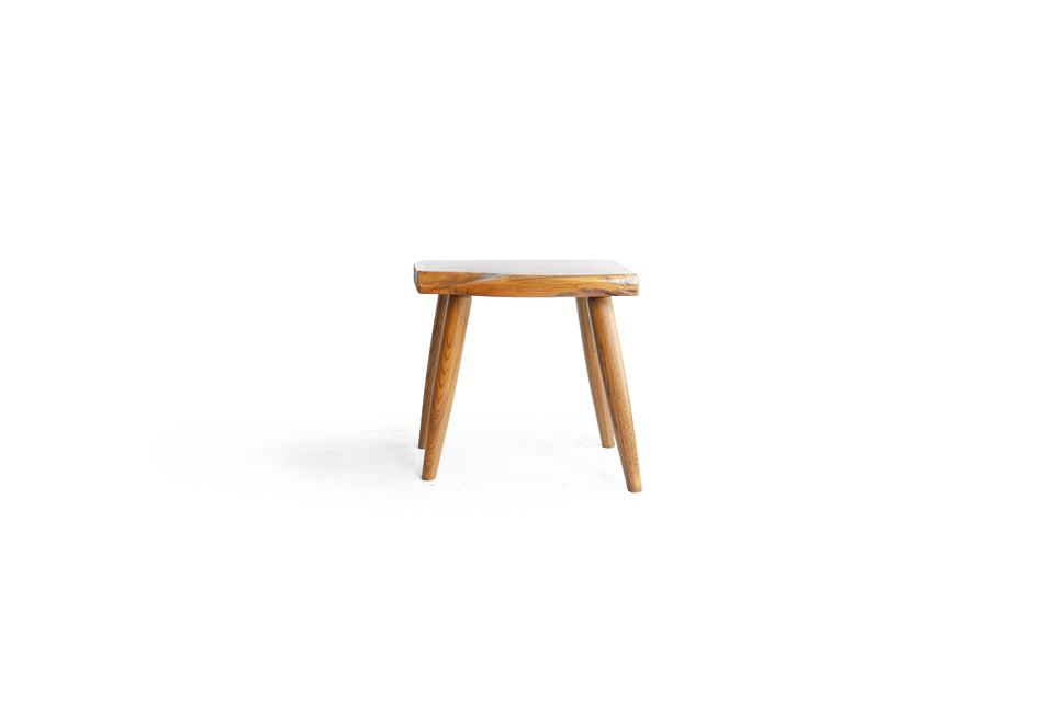 無垢材 サイドテーブル スツール 花台/Solid Wood Side Table Stool
