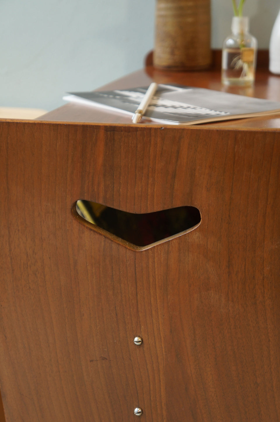 ヴィンテージ マガジンラック サイドテーブル/Vintage Magazine Rack