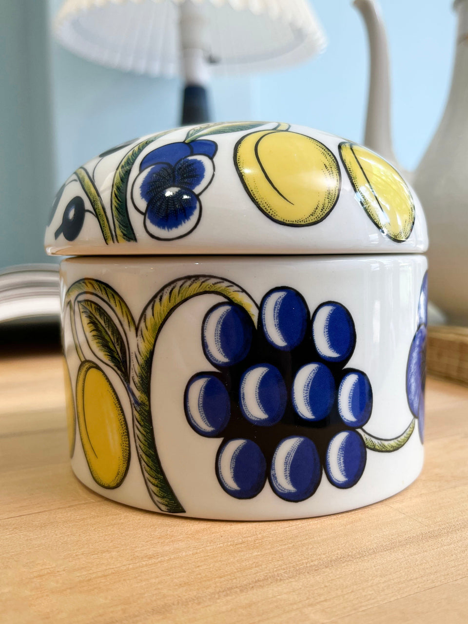 アラビア パラティッシ ジャー 蓋付き カラー キャニスター 北欧食器