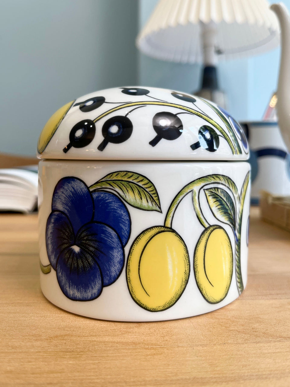 アラビア パラティッシ ジャー 蓋付き カラー キャニスター 北欧食器