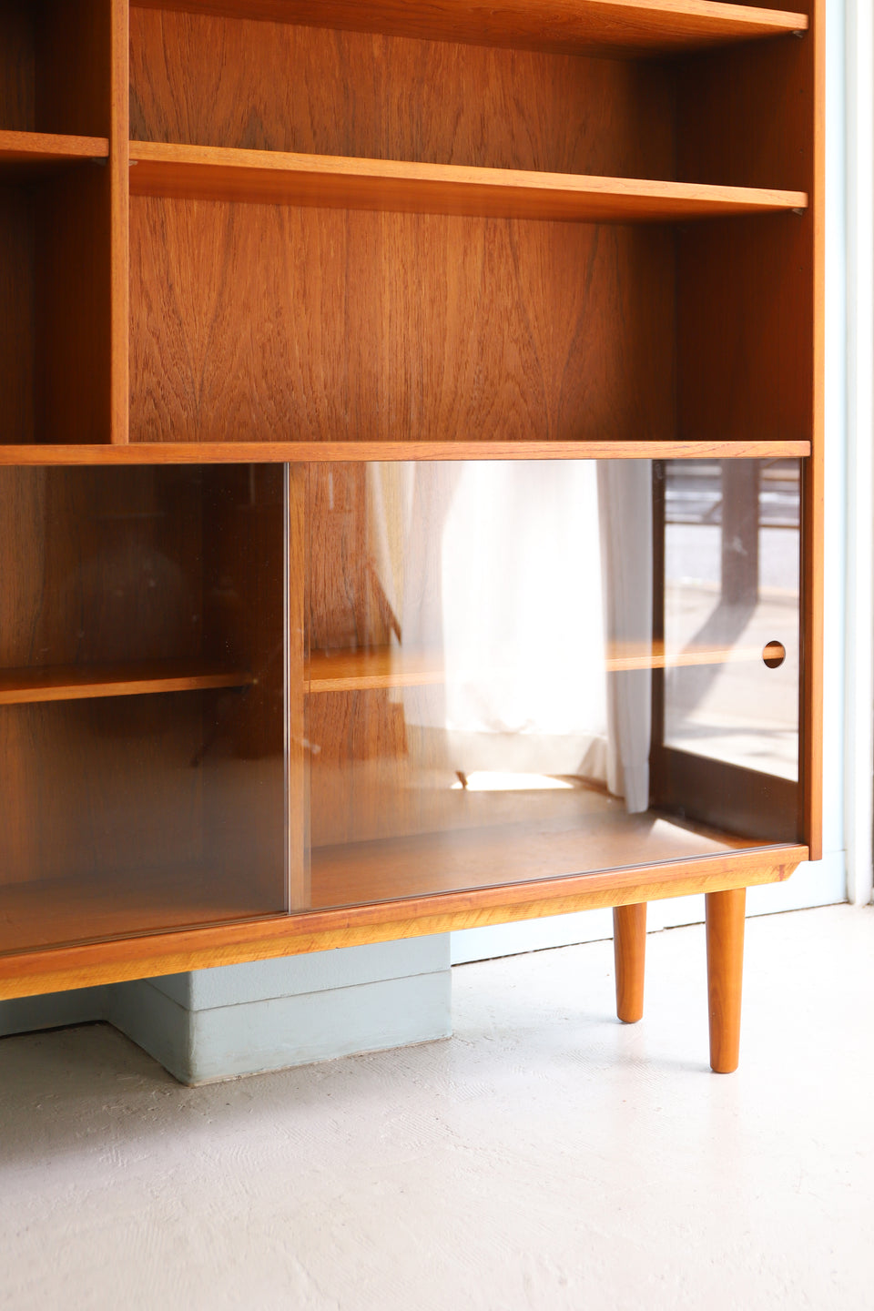 デンマークヴィンテージ シェルフ 本棚 食器棚 収納 北欧家具/Danish