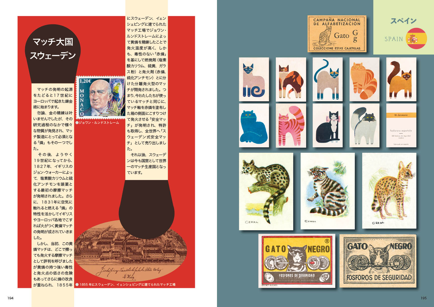 猫マッチラベル図録（Cat Match Labels ） - 風呂猫マーケット