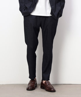 セットアップ対応】デニムライクストレッチ テーパードパンツ（47