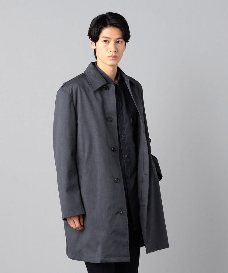 3WAY】ウールポリエステルラミネートライナー付き ステンカラーコート