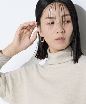 ウールブークレー ボトルネックプルオーバー（01-01EM04-205）｜K.T