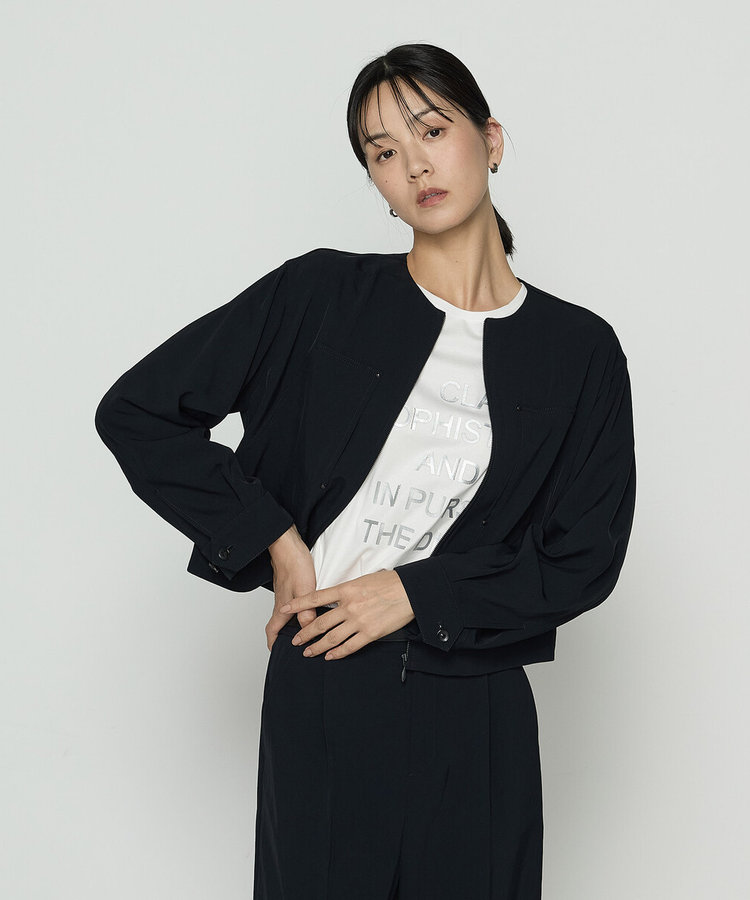 トリアセビンテージツイル ブルゾン（15-04VM03-205）｜コムサ（COMME