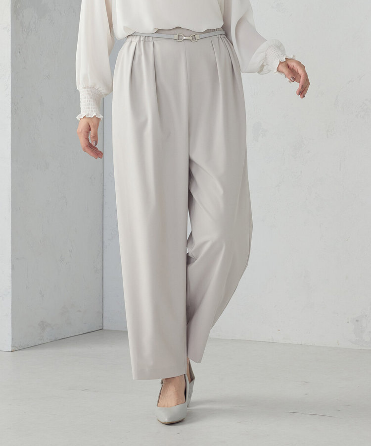 ワイド テーパードシルエットパンツ（12-52PM08-205）｜コムサイズム