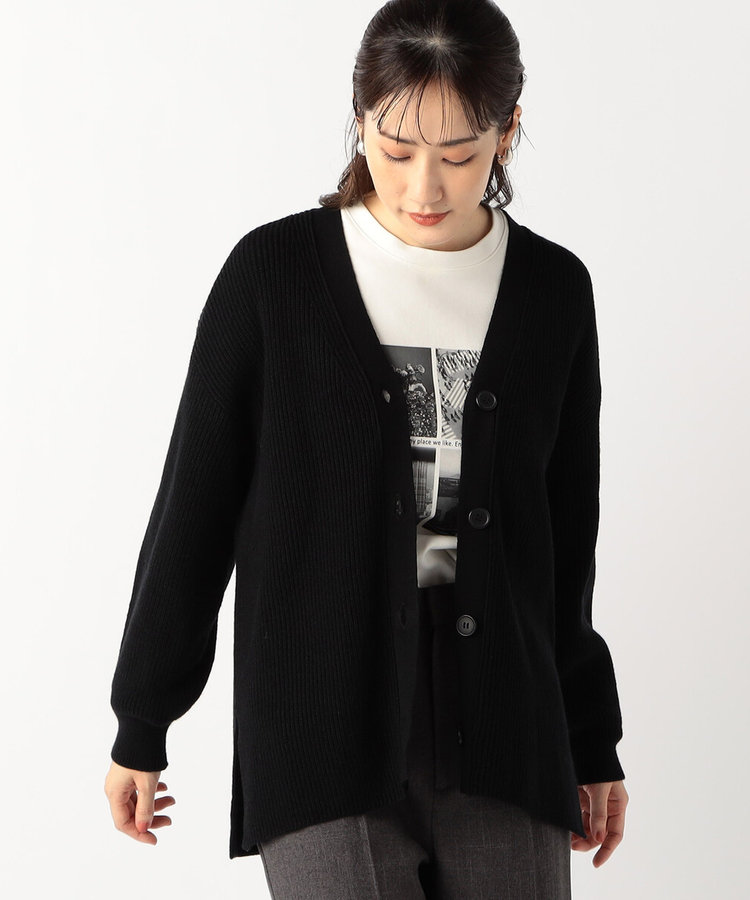 ミドルゲージ 畦カーディガン（12-57KI10-204）｜コムサイズム（COMME