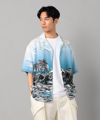 βトロピカル柄 アロハシャツ（27-53IK09-205）｜ベータメン（β MEN