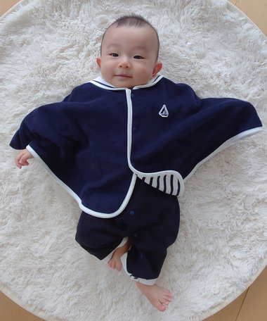 リバーシブル】セーラー襟マント（23-41CK09-205）｜コムサイズム