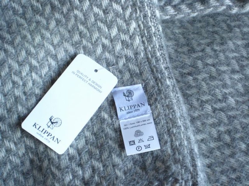 クリッパン Klippan/ポルカ Polka/ウール・スローケット/グレー